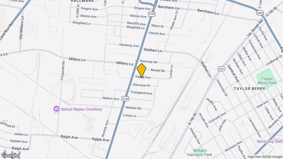 1726 Sonne Ave Map and Location Details