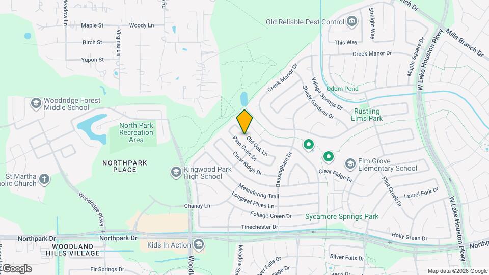 2306 Old Oak Ln Map and Location Details