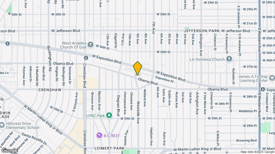 2835 Obama Blvd Map and Location Details