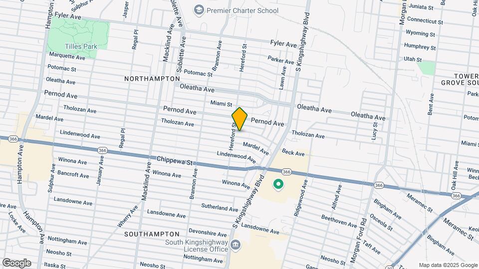 4988 Tholozan Ave, Unit FIRST FLOOR Map and Location Details
