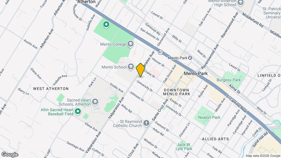 1330 University Dr Map and Location Details