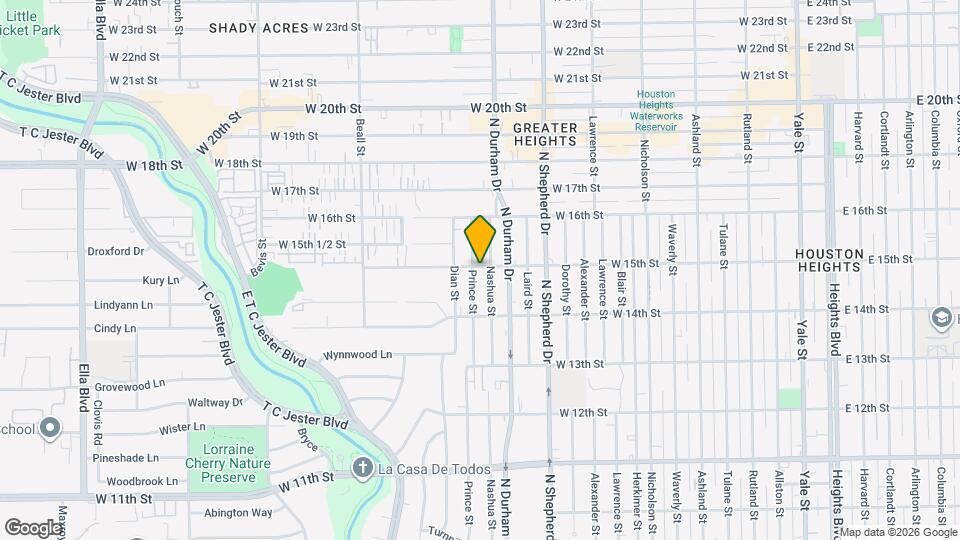 1625 W 15th St Mapa y Detalles de la Ubicación