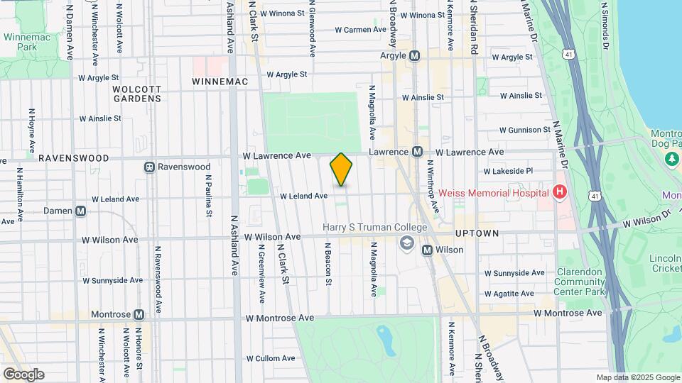 4700 N Malden St Map and Location Details