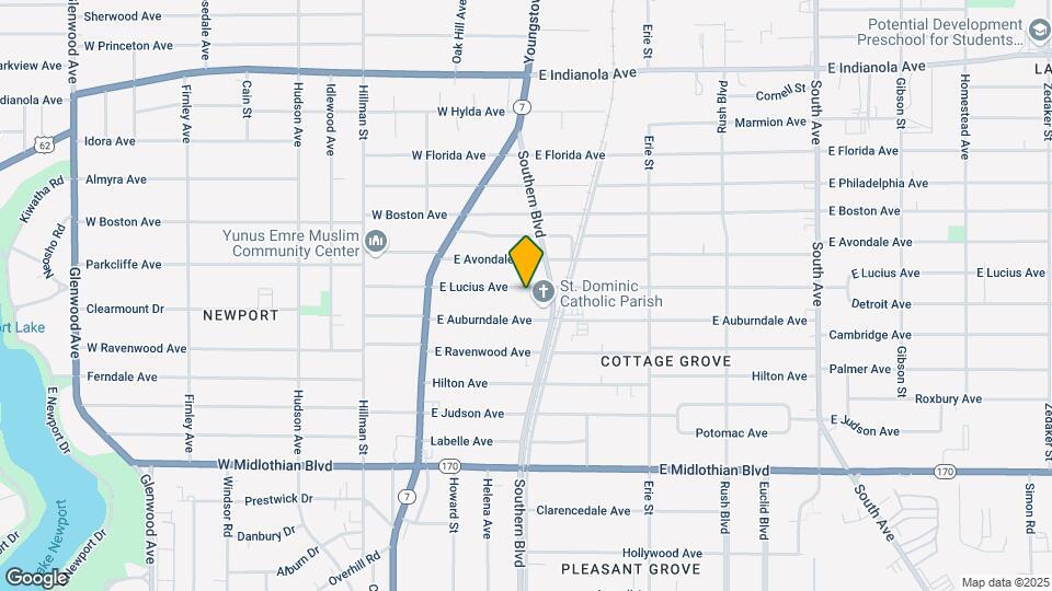 73 E Lucius Ave Mapa y Detalles de la Ubicación