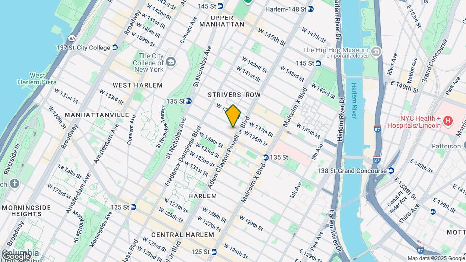 2308 Adam Clayton Powell Jr Blvd Map and Location Details
