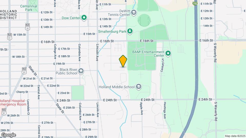 311 E 20th St Map and Location Details