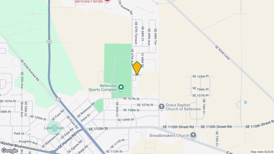 10561 SE 67 Ct Map and Location Details