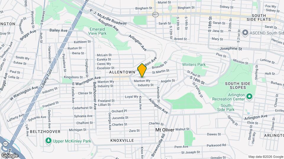 935 Manton Wy Mapa y Detalles de la Ubicación