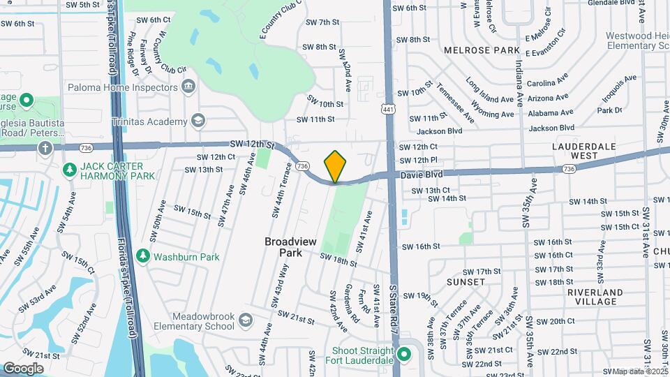 1704 SW 43rd Ave Map and Location Details