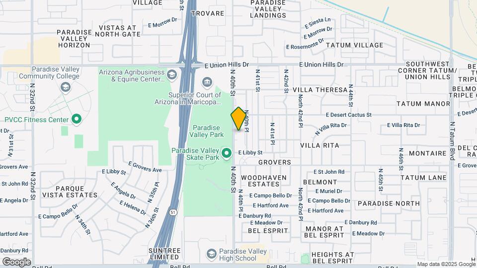 17859 N 40th St Map and Location Details