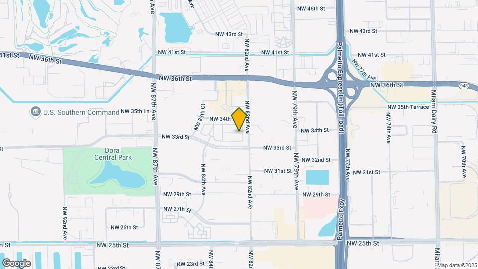 8226 NW 34th St, Unit S13 Map and Location Details