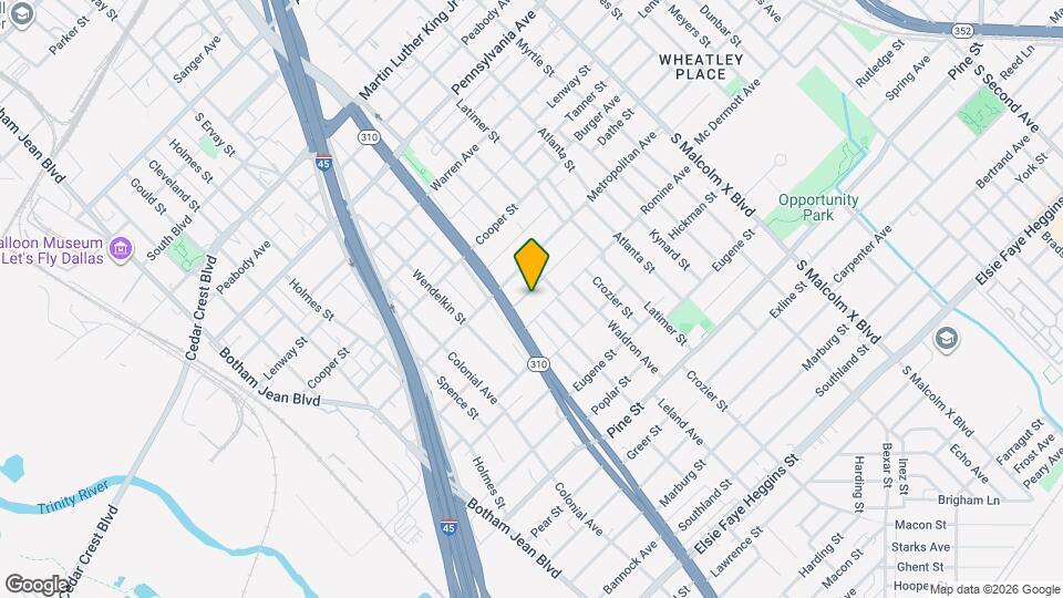 2230 Jordan St Map and Location Details