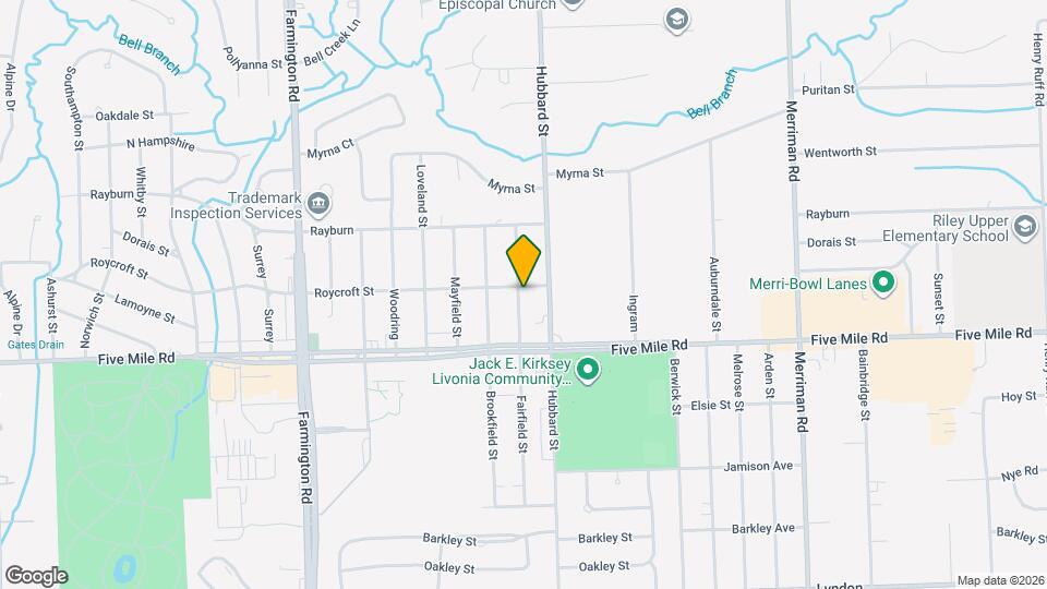 15422 Fairfield St Mapa y Detalles de la Ubicación