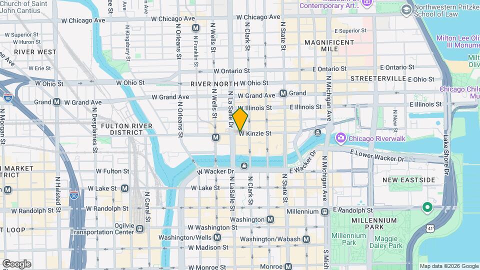 129 W Kinzie St Map and Location Details