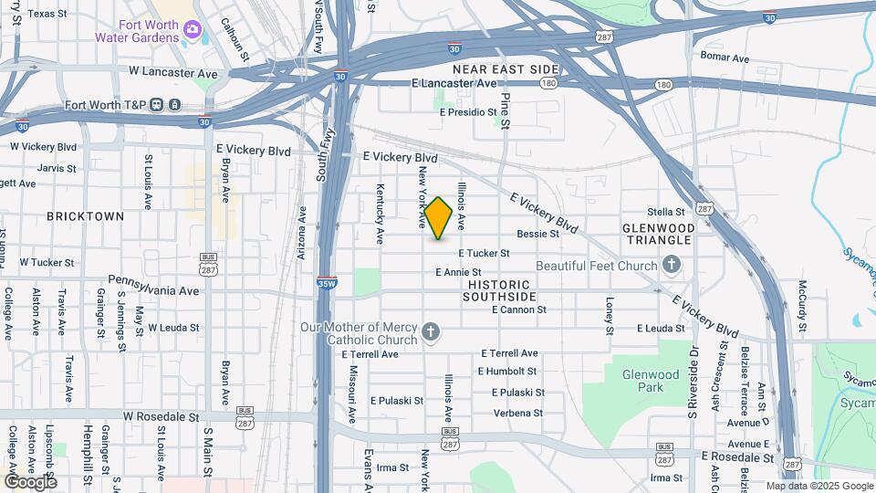 1015 E Tucker St Map and Location Details