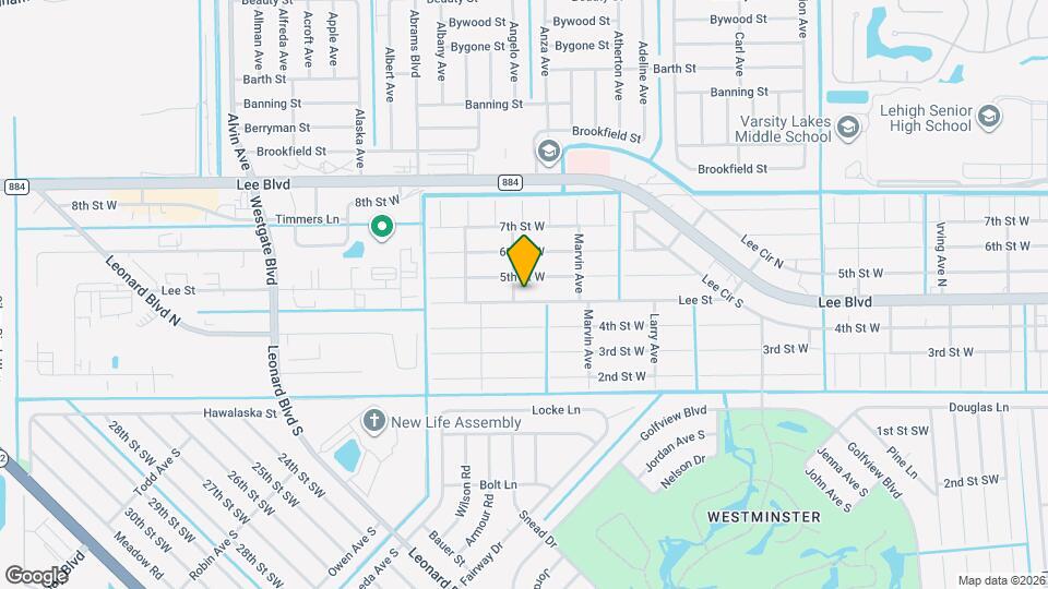 5306 Lee St Map and Location Details