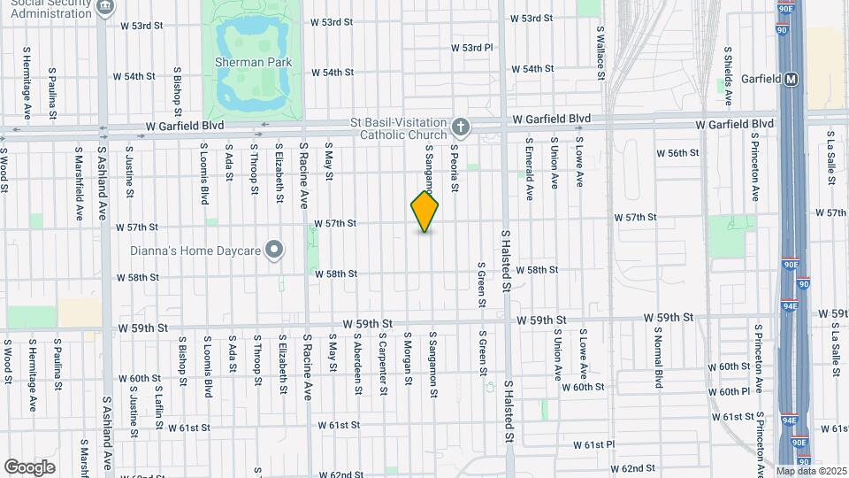 5718 S Sangamon St Map and Location Details