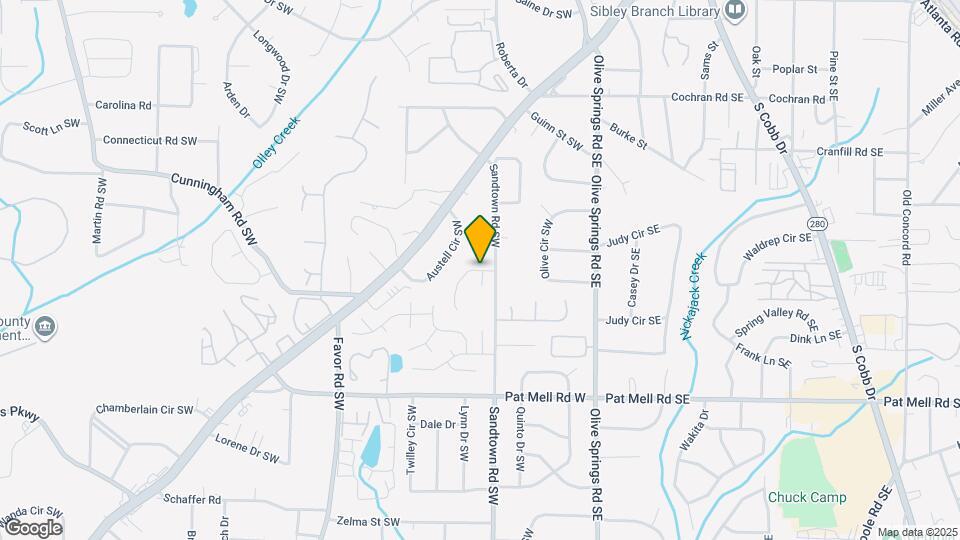 1920 Ripple Creek Ct SW Map and Location Details