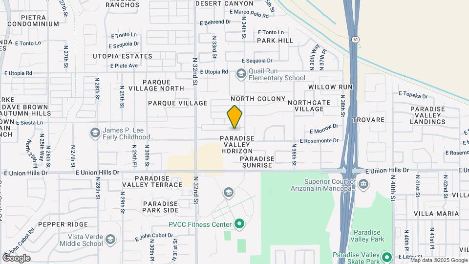 3329 E Wescott Dr Map and Location Details