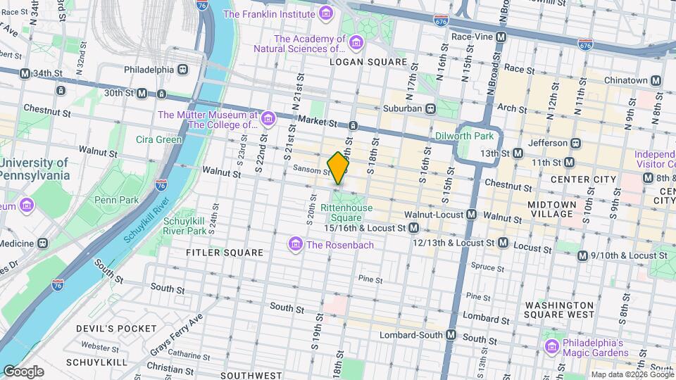 1901 Walnut St Map and Location Details