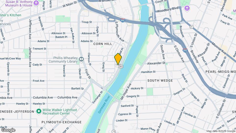 306 S Fitzhugh St Map and Location Details