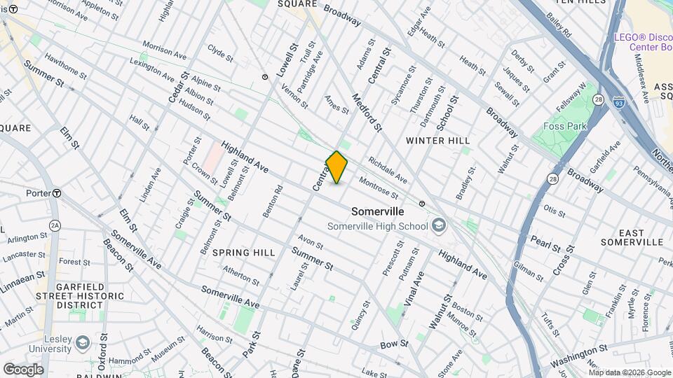 23 Central Rd, Unit 1 Mapa y Detalles de la Ubicación