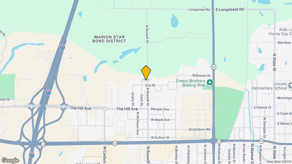 1706 N Russell St Map and Location Details