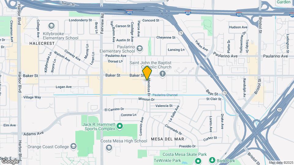 2965 Mendoza Dr Map and Location Details