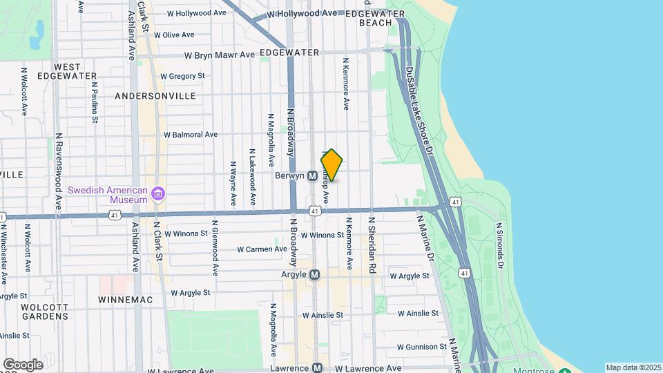 5237 N Winthrop Ave Mapa y Detalles de la Ubicación
