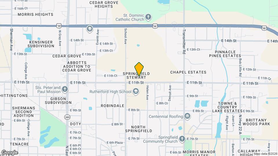 1110 Sheffield Ave Mapa y Detalles de la Ubicación