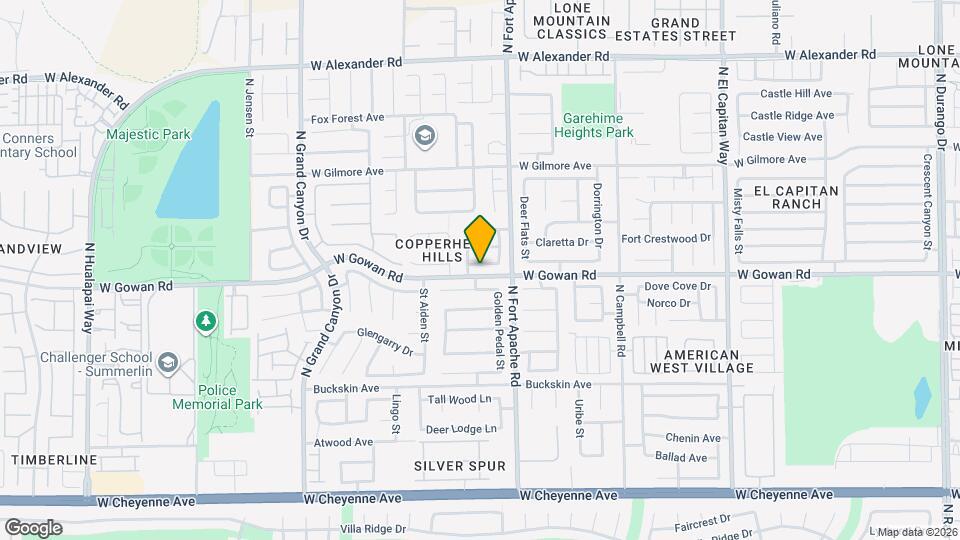 9321 Mountain Rise Ave Map and Location Details