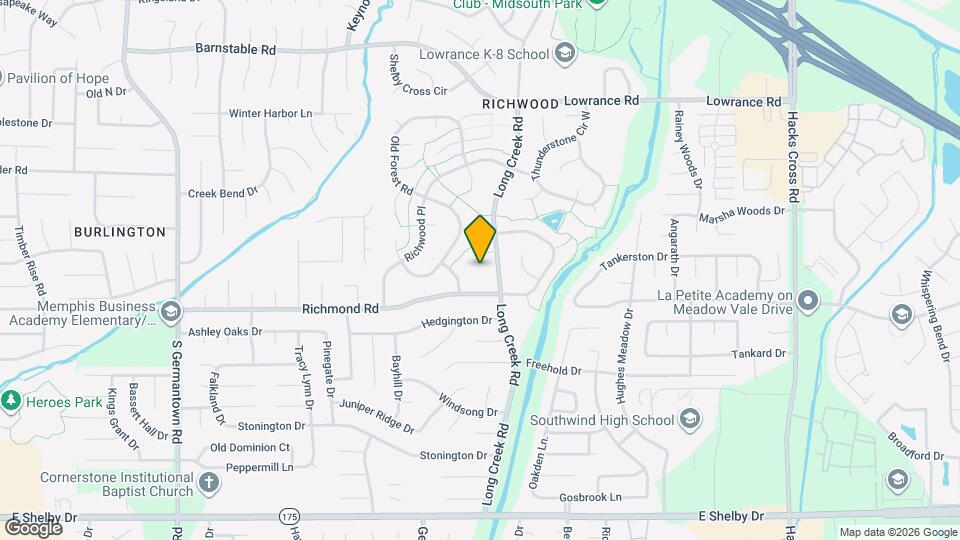 7595 Lark Creek Cove Mapa y Detalles de la Ubicación