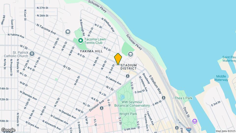 212 N Tacoma Ave Mapa y Detalles de la Ubicación