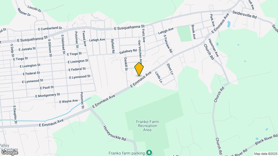 1237 E Emmaus Ave Map and Location Details