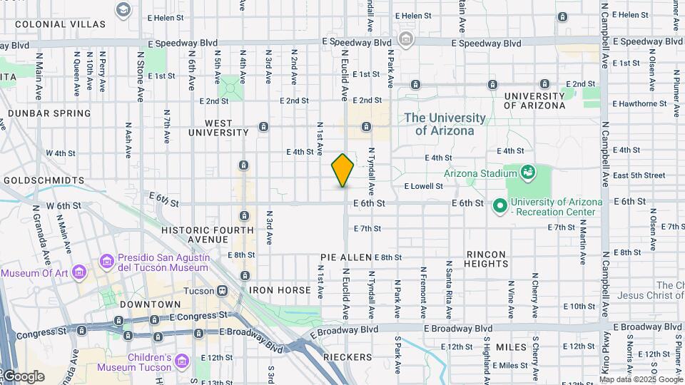 749 E 6th St Map and Location Details