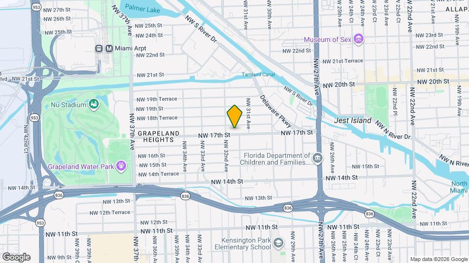 3171 NW 17th St Map and Location Details