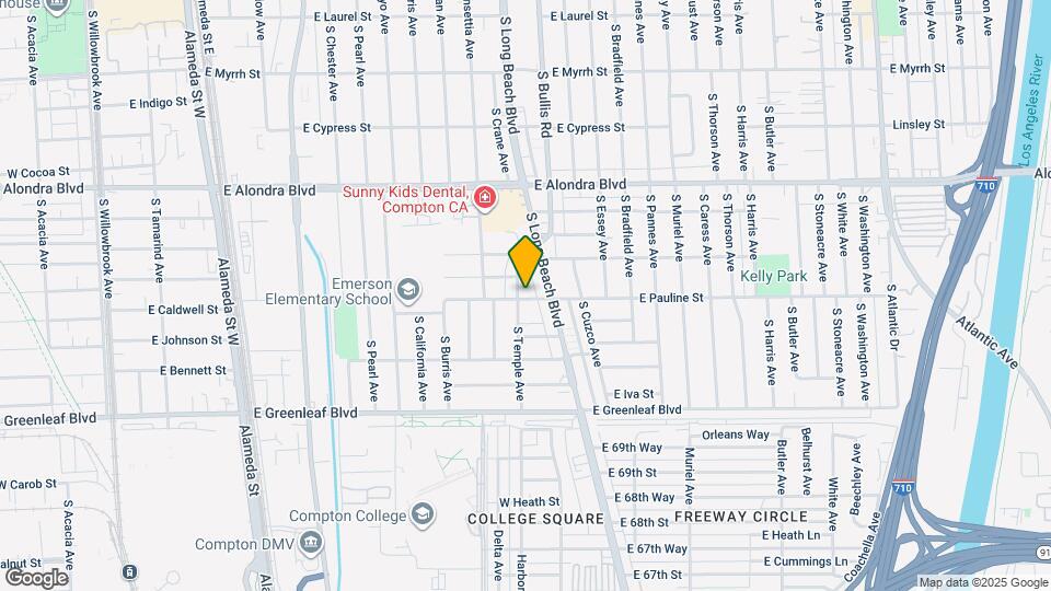 1212 S Temple Ave, Unit 1 Map and Location Details