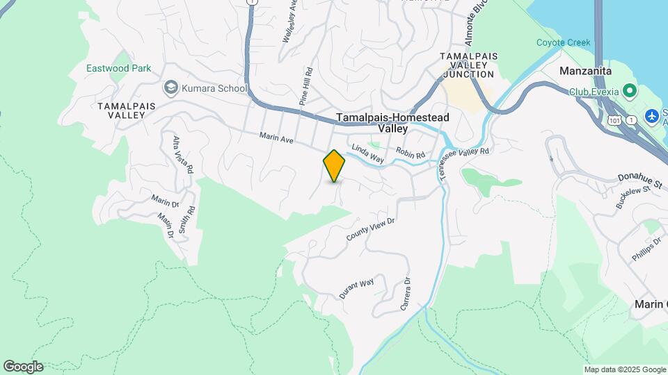 370 Richardson Way, Unit Mill Valley in-law unit Map and Location Details