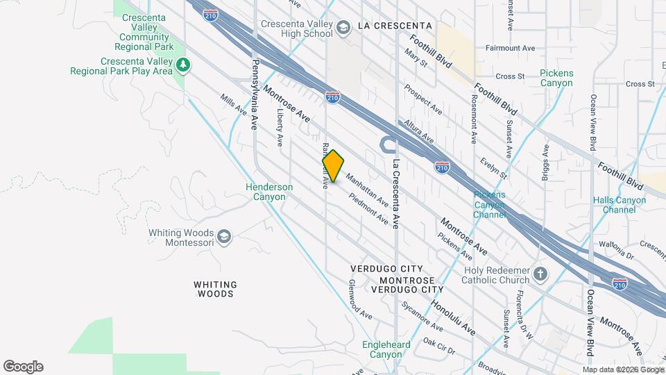 2960 Piedmont Ave Map and Location Details