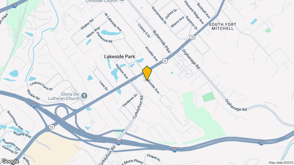 15 E Lakeside Ave Map and Location Details