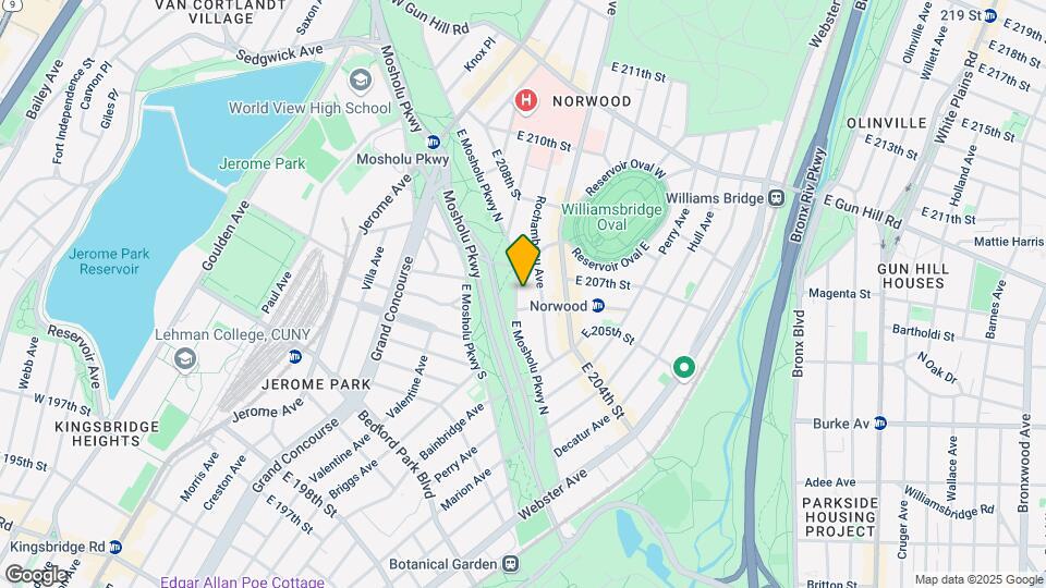 179 E Mosholu Pky N Map and Location Details