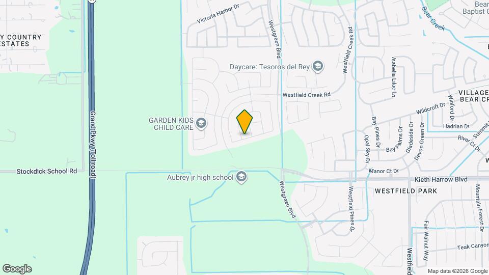 5102 Hedgerose Ln Map and Location Details