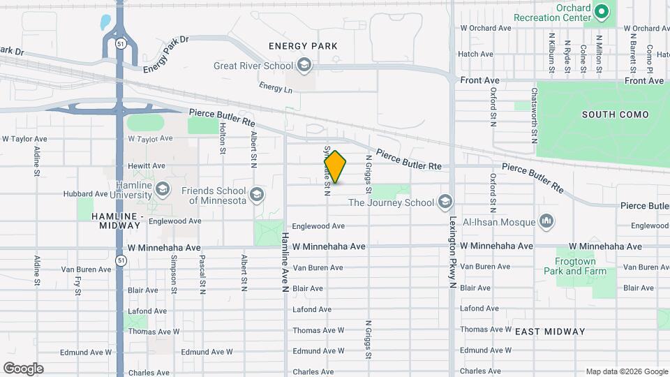 1270 Hubbard Ave Map and Location Details