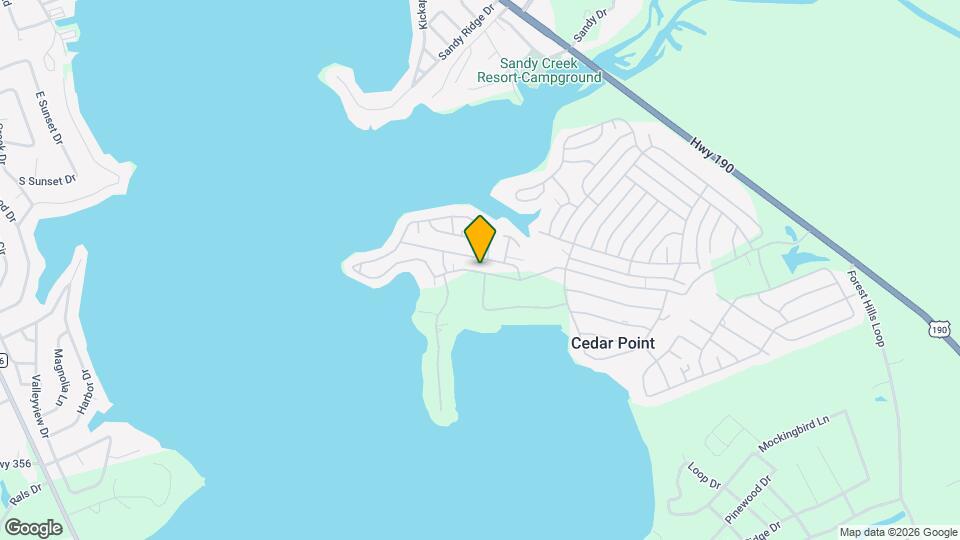 1010 Cedar Point Dr Map and Location Details