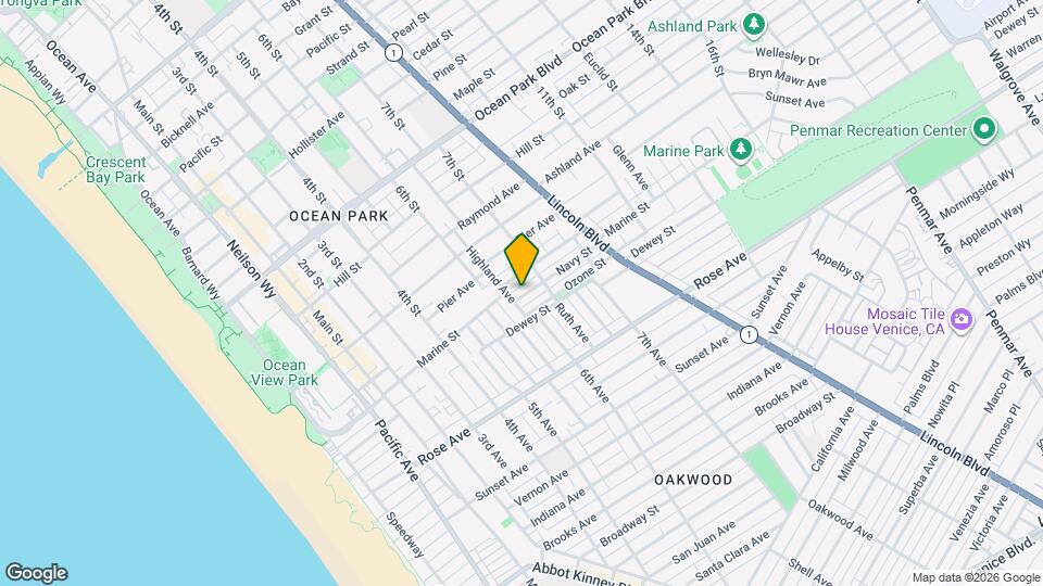 639 Navy St Map and Location Details