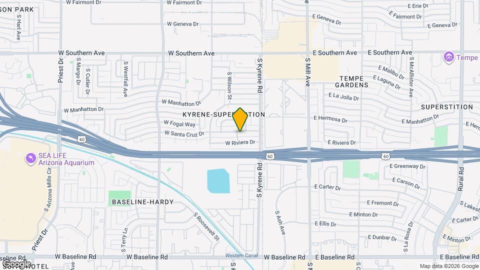 343 W Santa Cruz Dr Map and Location Details