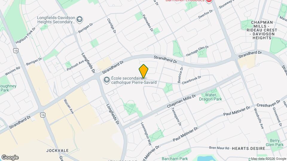 610 Clearbrook Dr Map and Location Details