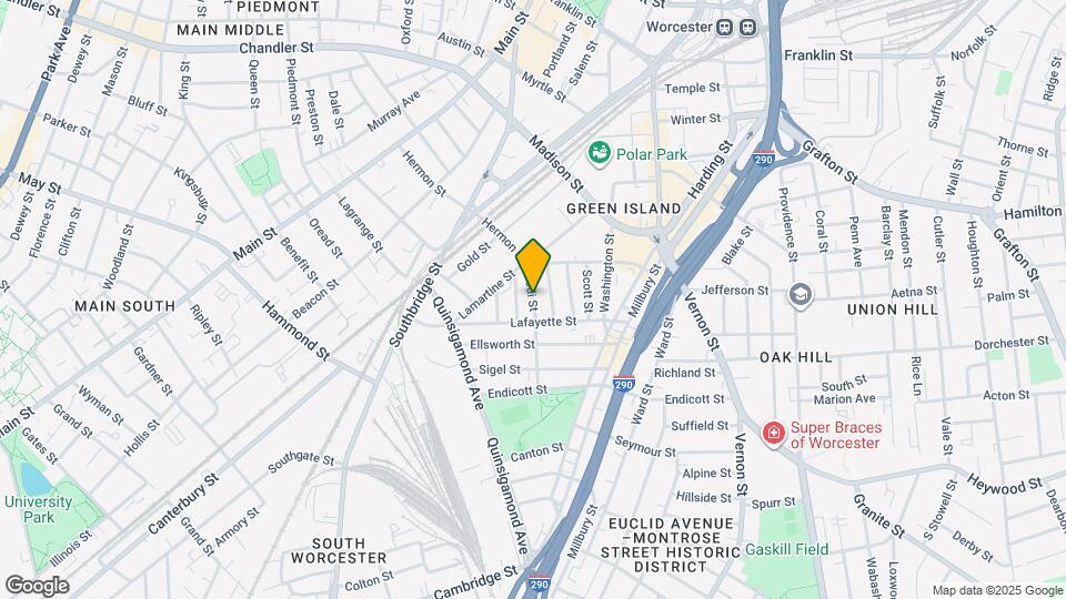 14 Loring St Map and Location Details