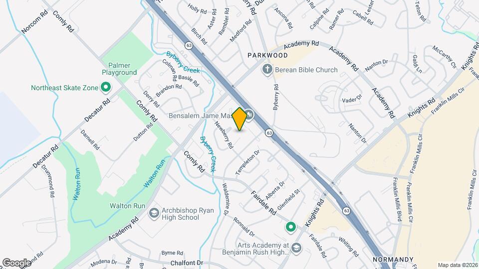 12042 Abby Rd Map and Location Details