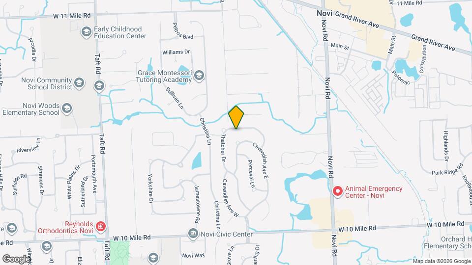 24668 Thatcher Dr Map and Location Details